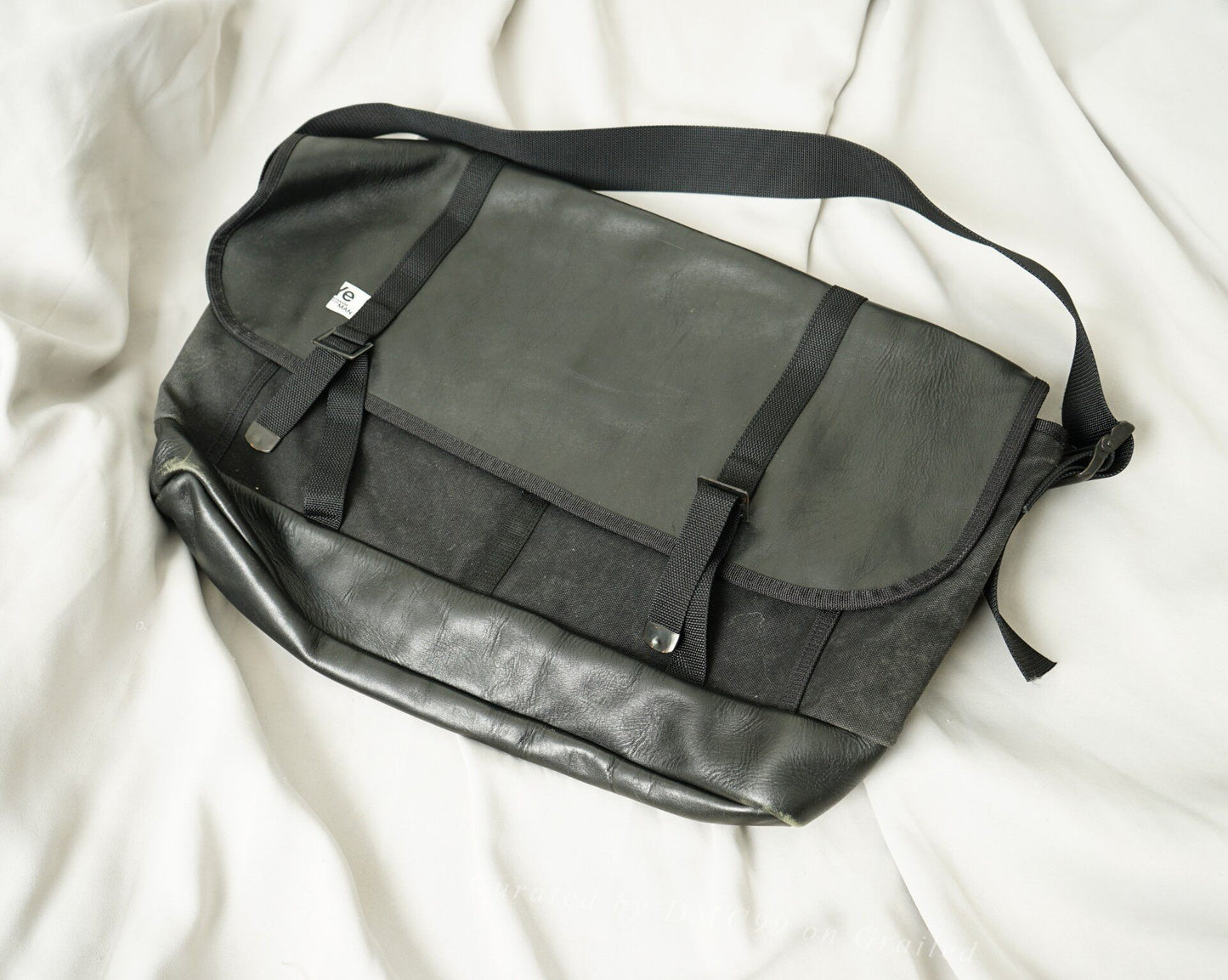 Comme des Garcons CDG Patchwork Messenger Bag