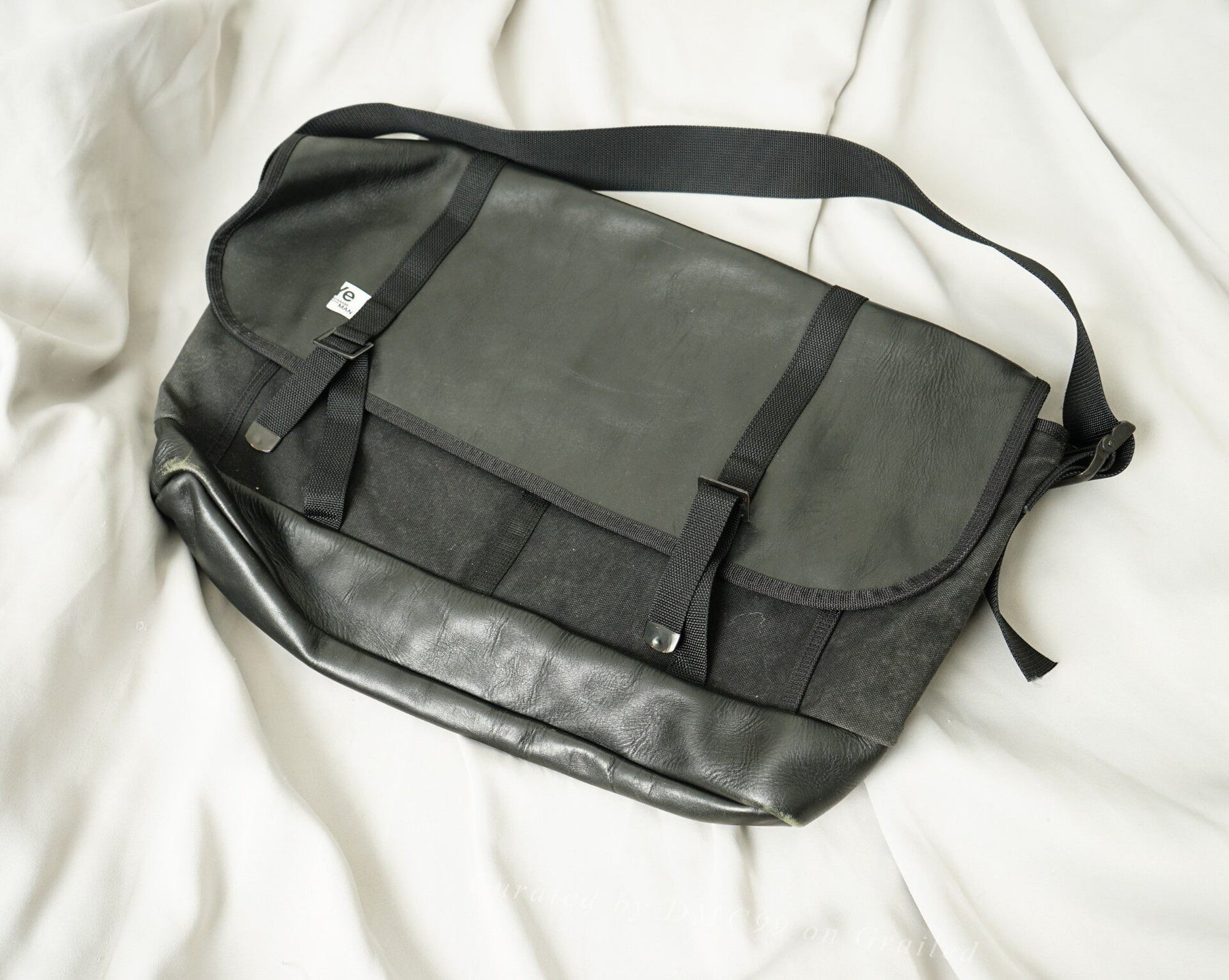 Comme des Garcons CDG Patchwork Messenger Bag