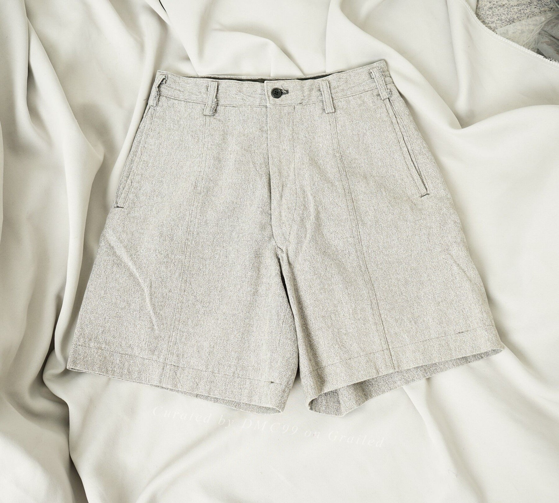 Yohji Yamamoto Y's for Men Gray Shorts