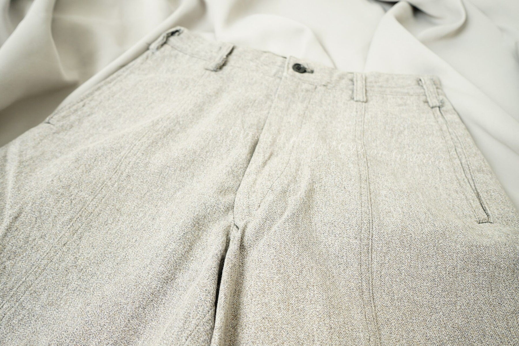 Yohji Yamamoto Y's for Men Gray Shorts