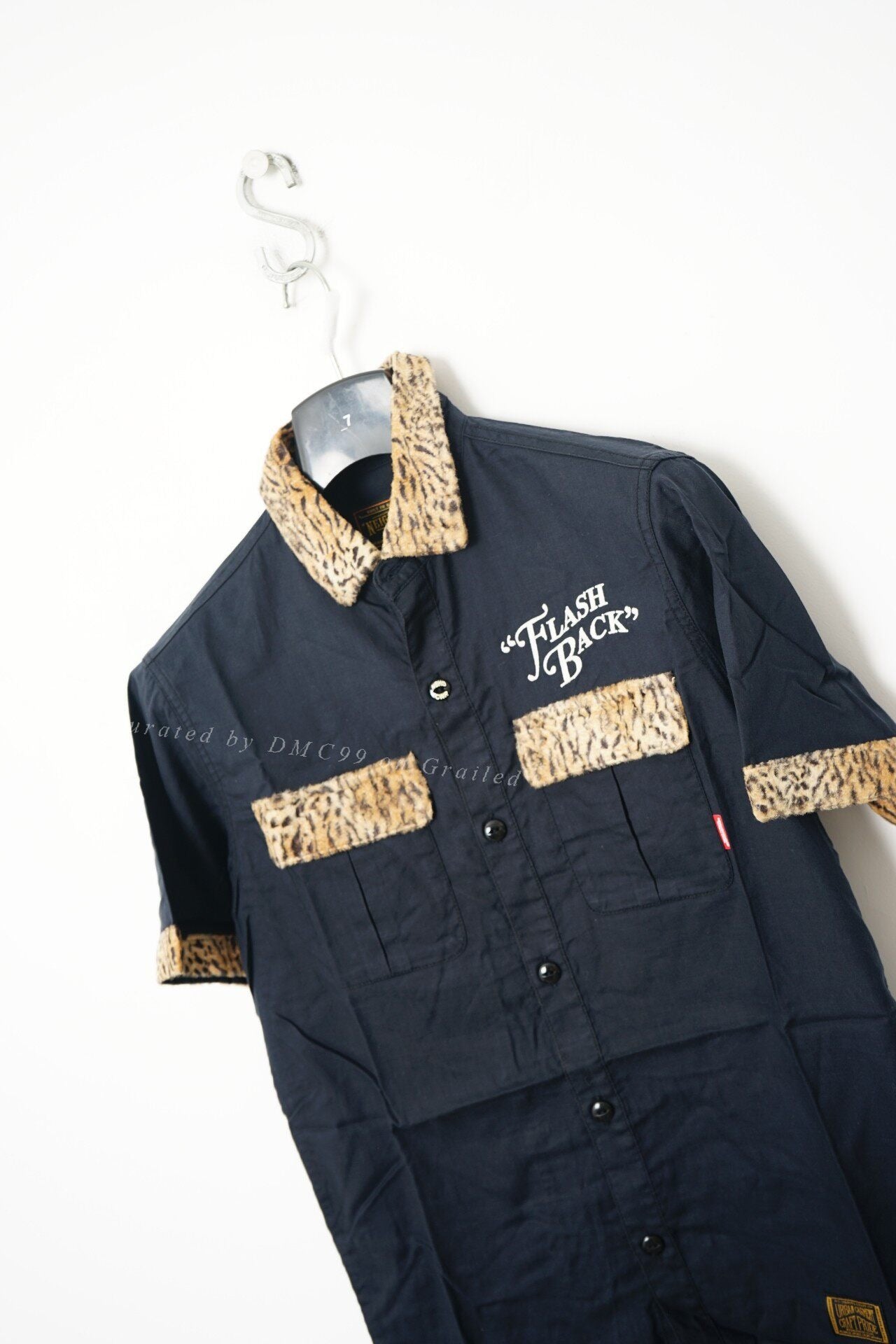 NEIGHBORHOOD Tiger Stripe Embroidered Short-Sleeve Shirt