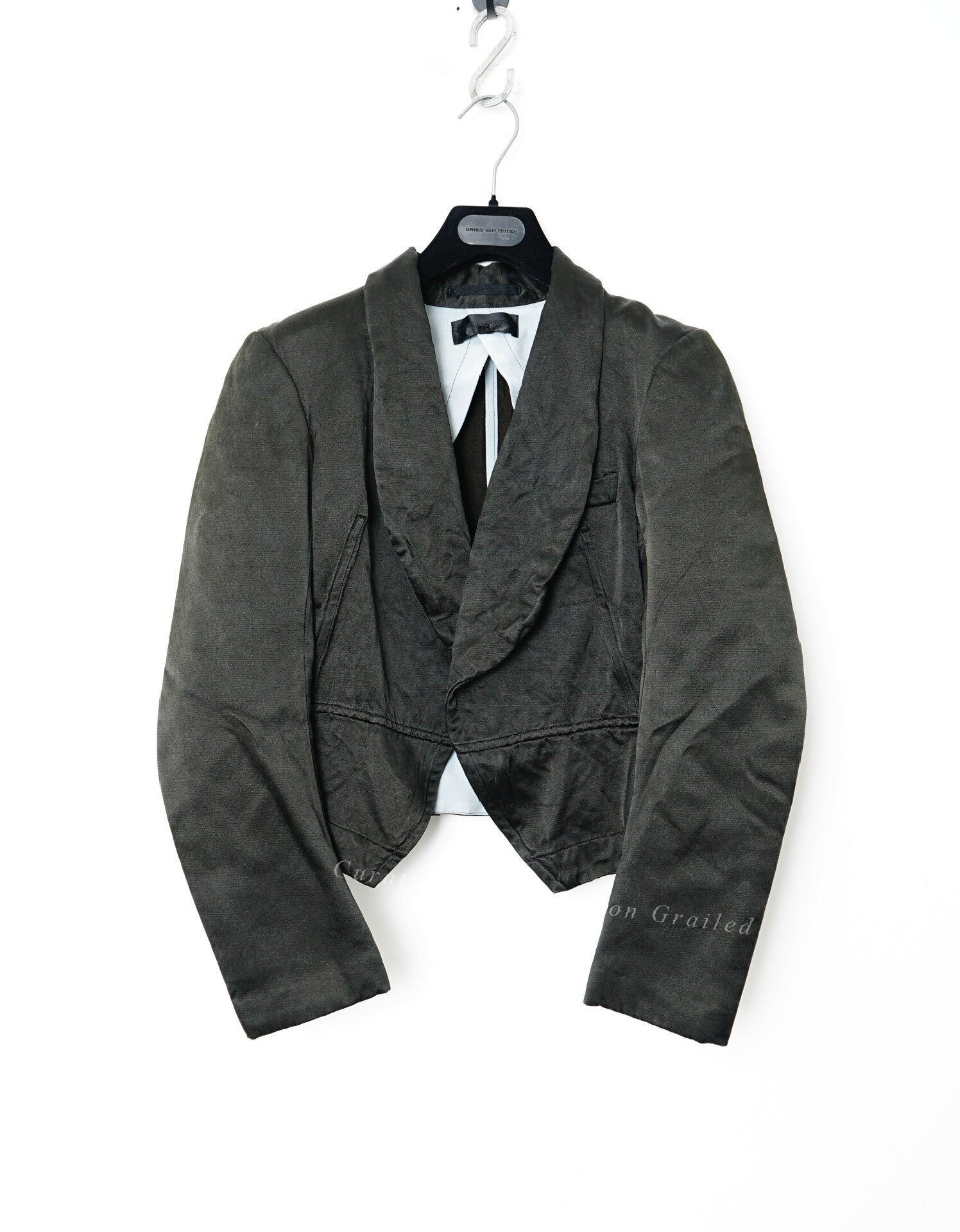 Comme des Garçons Silk Blend Structured Jacket