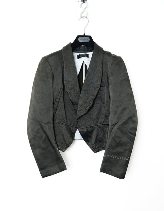 Comme des Garçons Silk Blend Structured Jacket