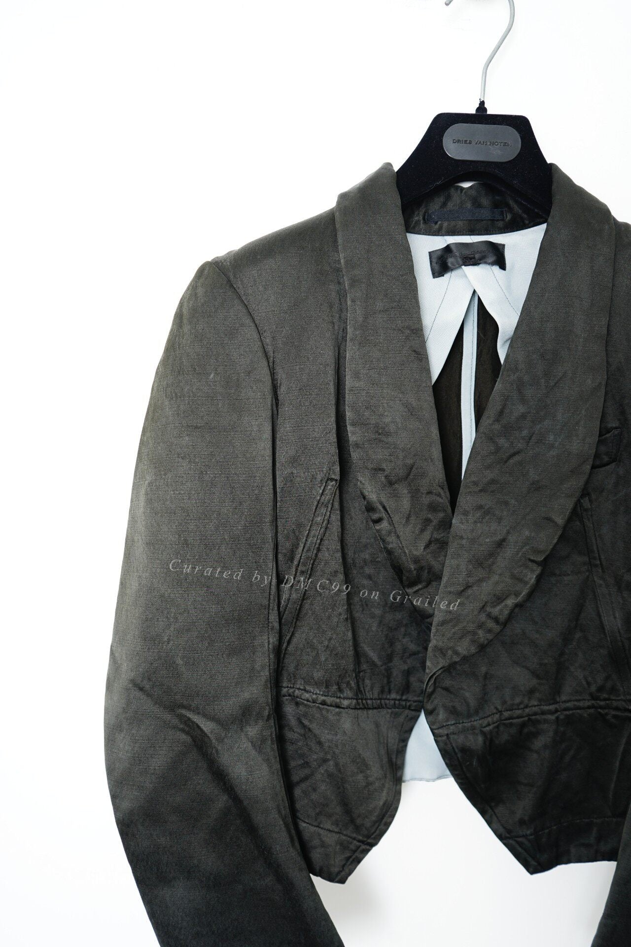 Comme des Garçons Silk Blend Structured Jacket
