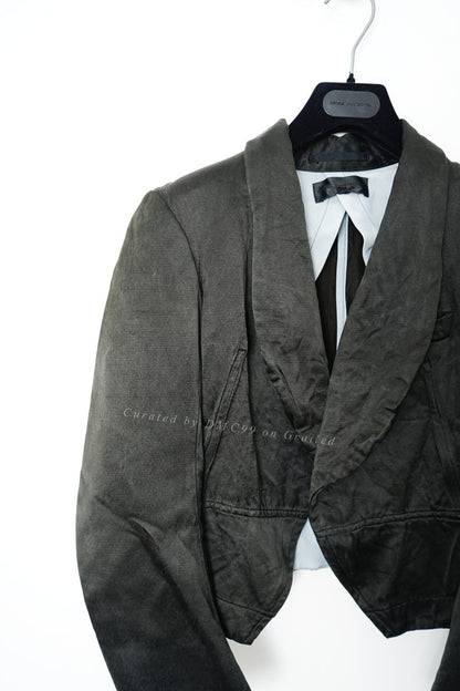 Comme des Garçons Silk Blend Structured Jacket