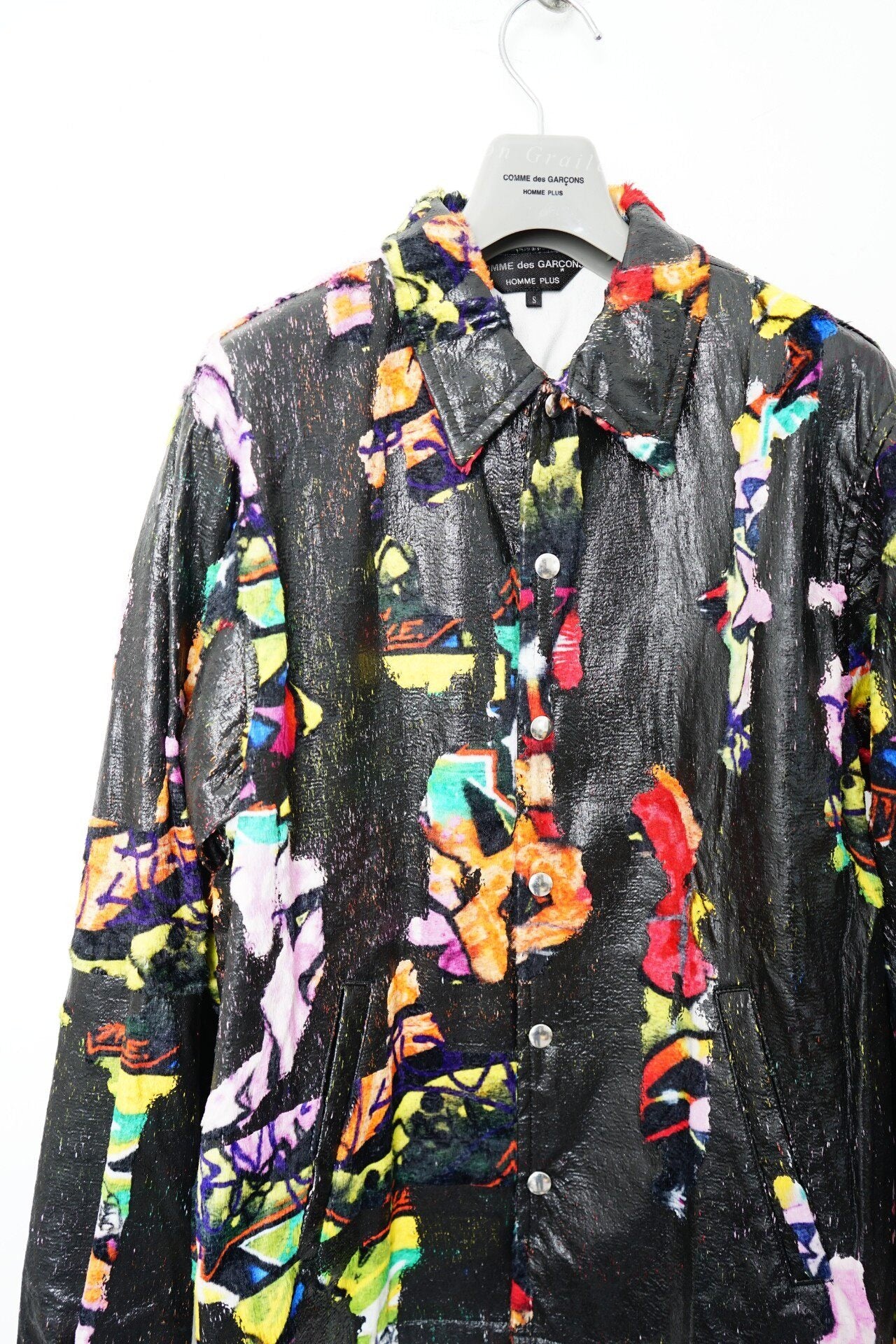Comme des Garçons CDG Patchwork Faux Leather Jacket