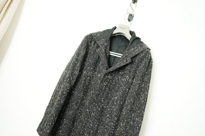 Yohji Yamamoto Snowflake Fleece Hooded Coat