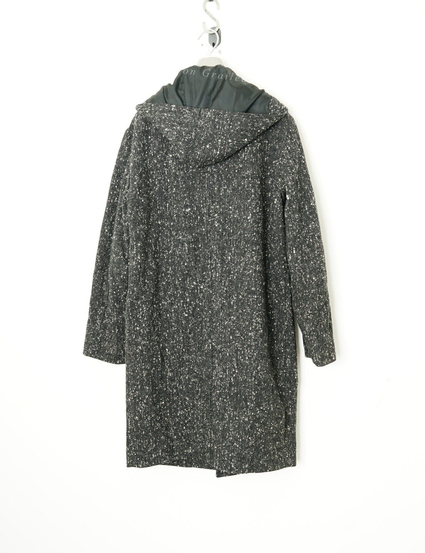 Yohji Yamamoto Snowflake Fleece Hooded Coat