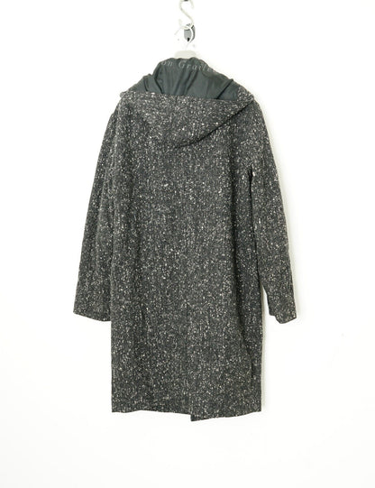 Yohji Yamamoto Snowflake Fleece Hooded Coat