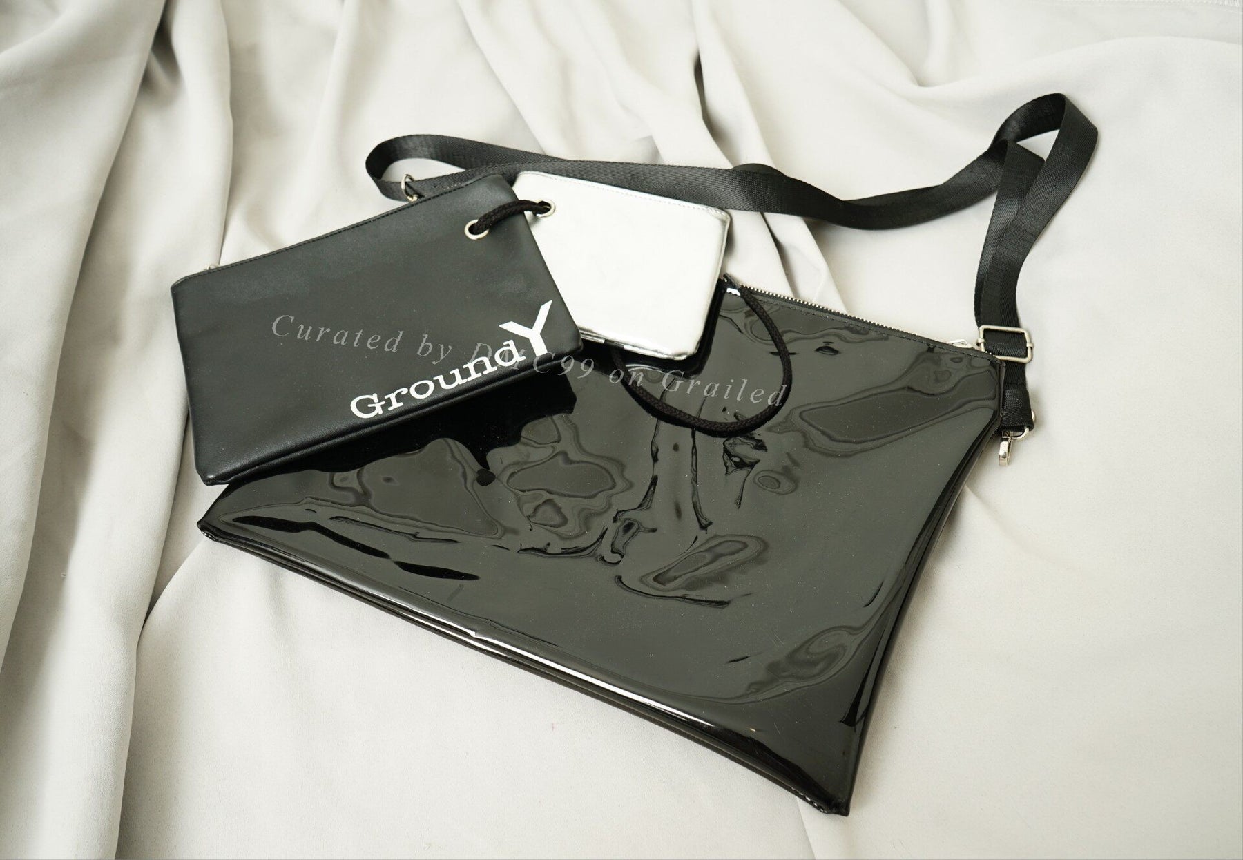 Yohji Yamamoto 3-in-1 PVC Crossbody Bag