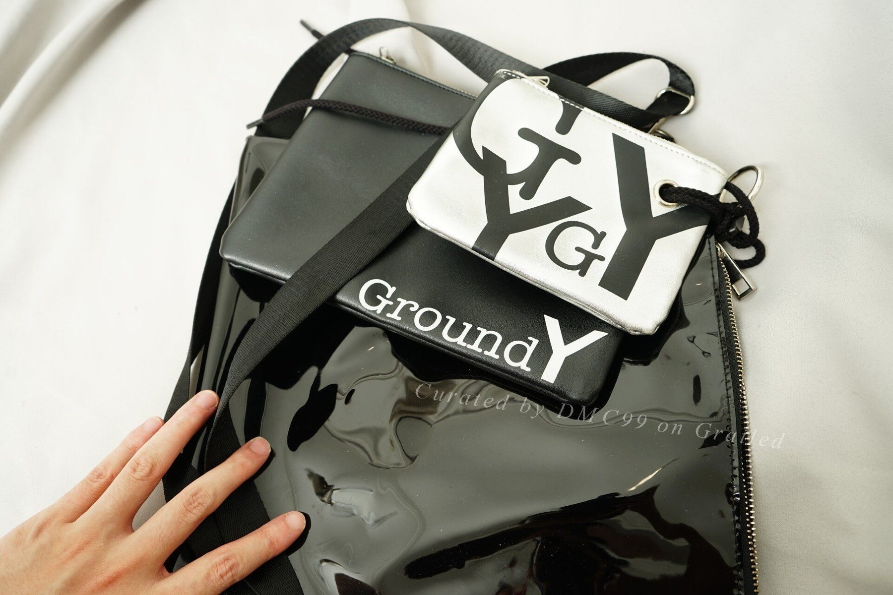 Yohji Yamamoto 3-in-1 PVC Crossbody Bag