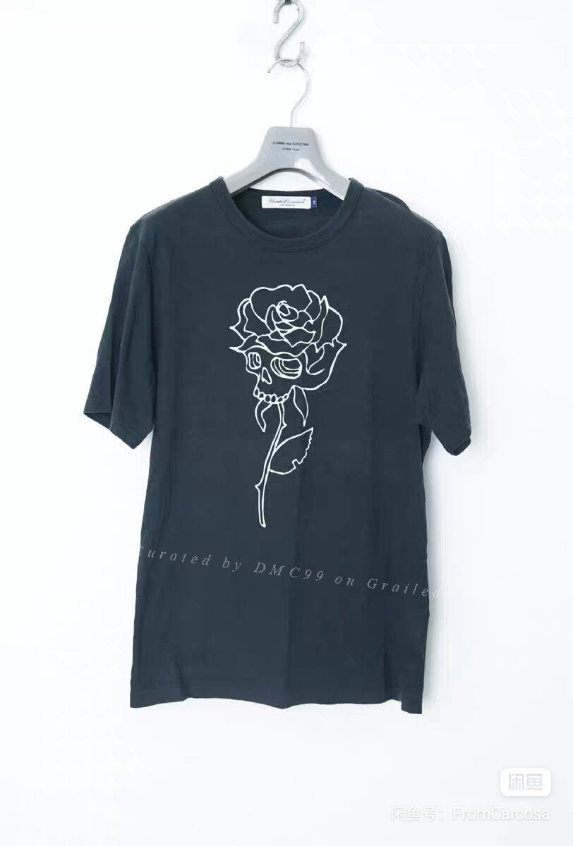 Undercover Rose Skull Short Sleeve T-Shirt