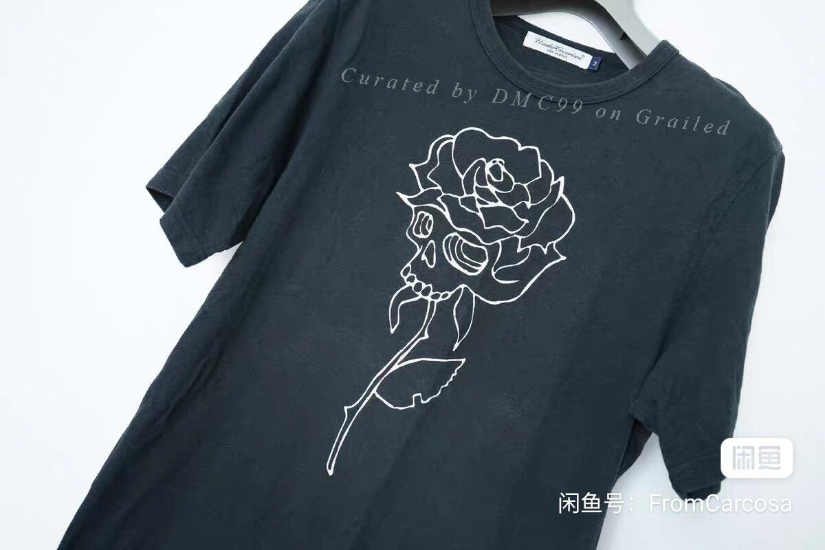 Undercover Rose Skull Short Sleeve T-Shirt