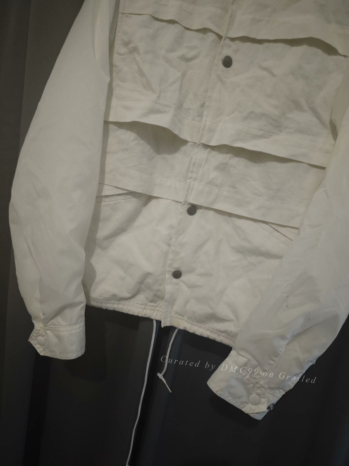 Comme des Garcons CDG patchwork pleated jacket