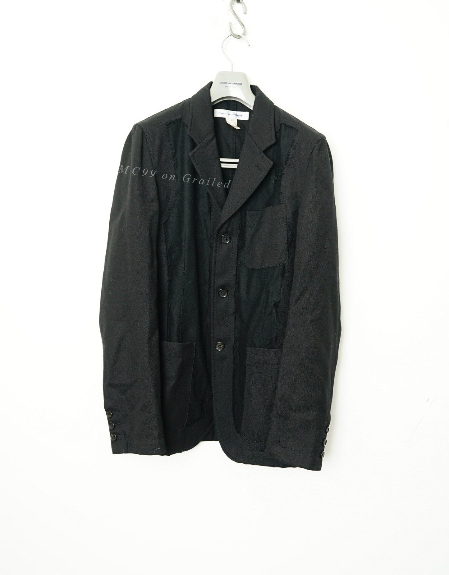 Comme des Garcons CDG Distressed Double-Layer Jacket