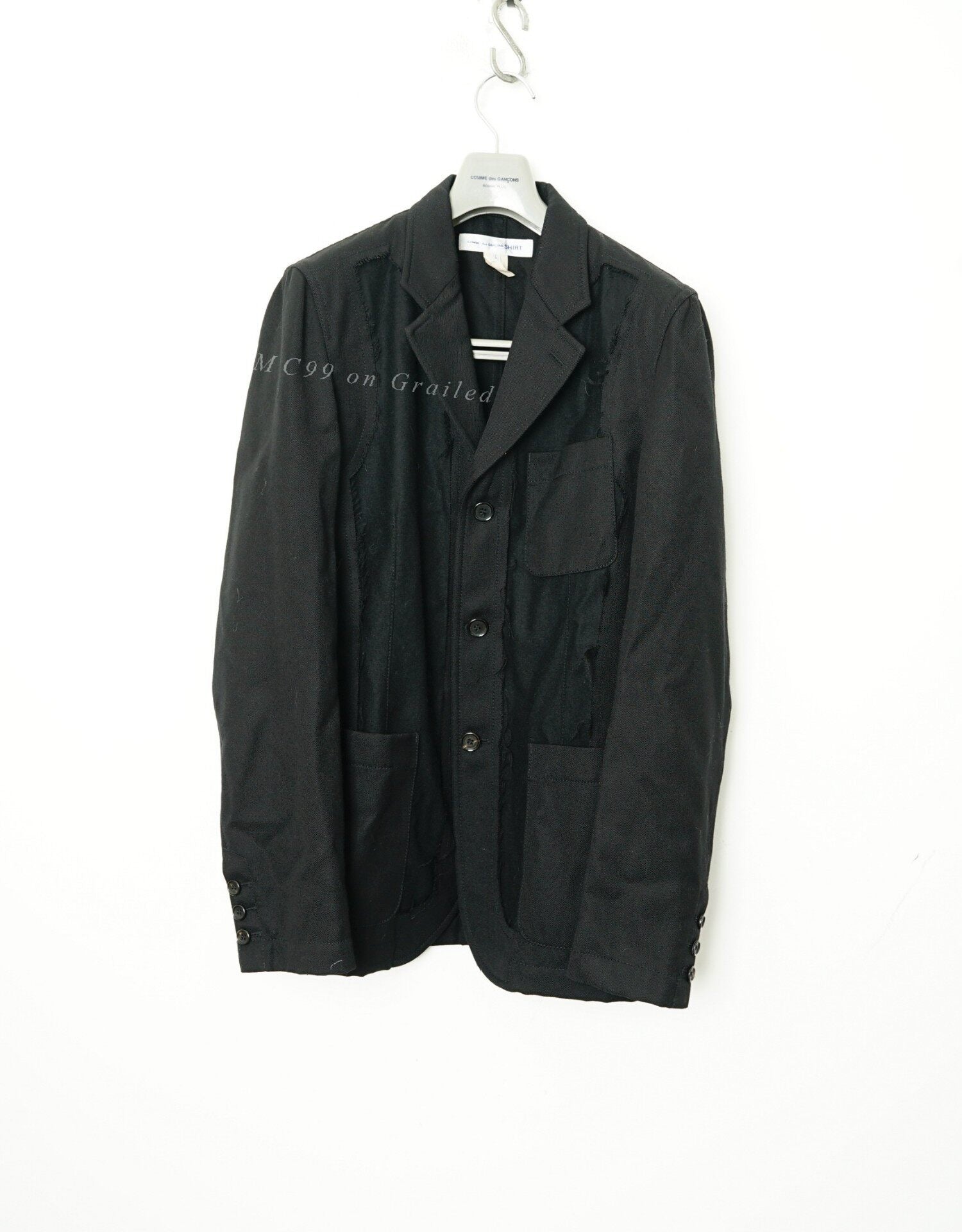 Comme des Garcons CDG Distressed Double-Layer Jacket