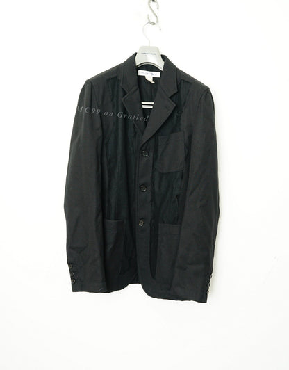 Comme des Garcons CDG Distressed Double-Layer Jacket