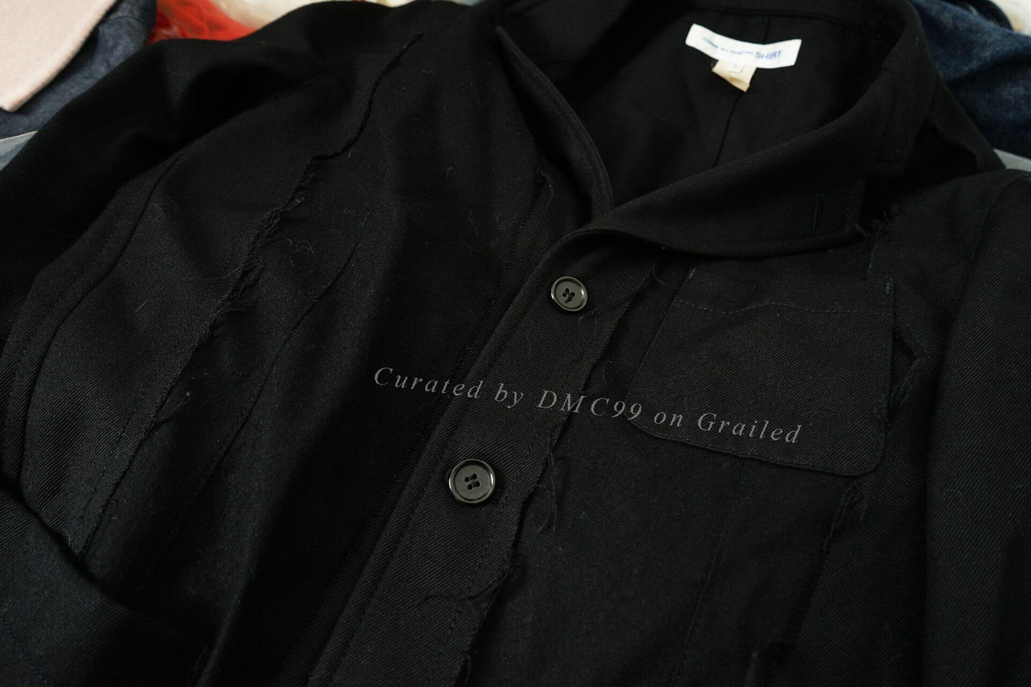 Comme des Garcons CDG Distressed Double-Layer Jacket