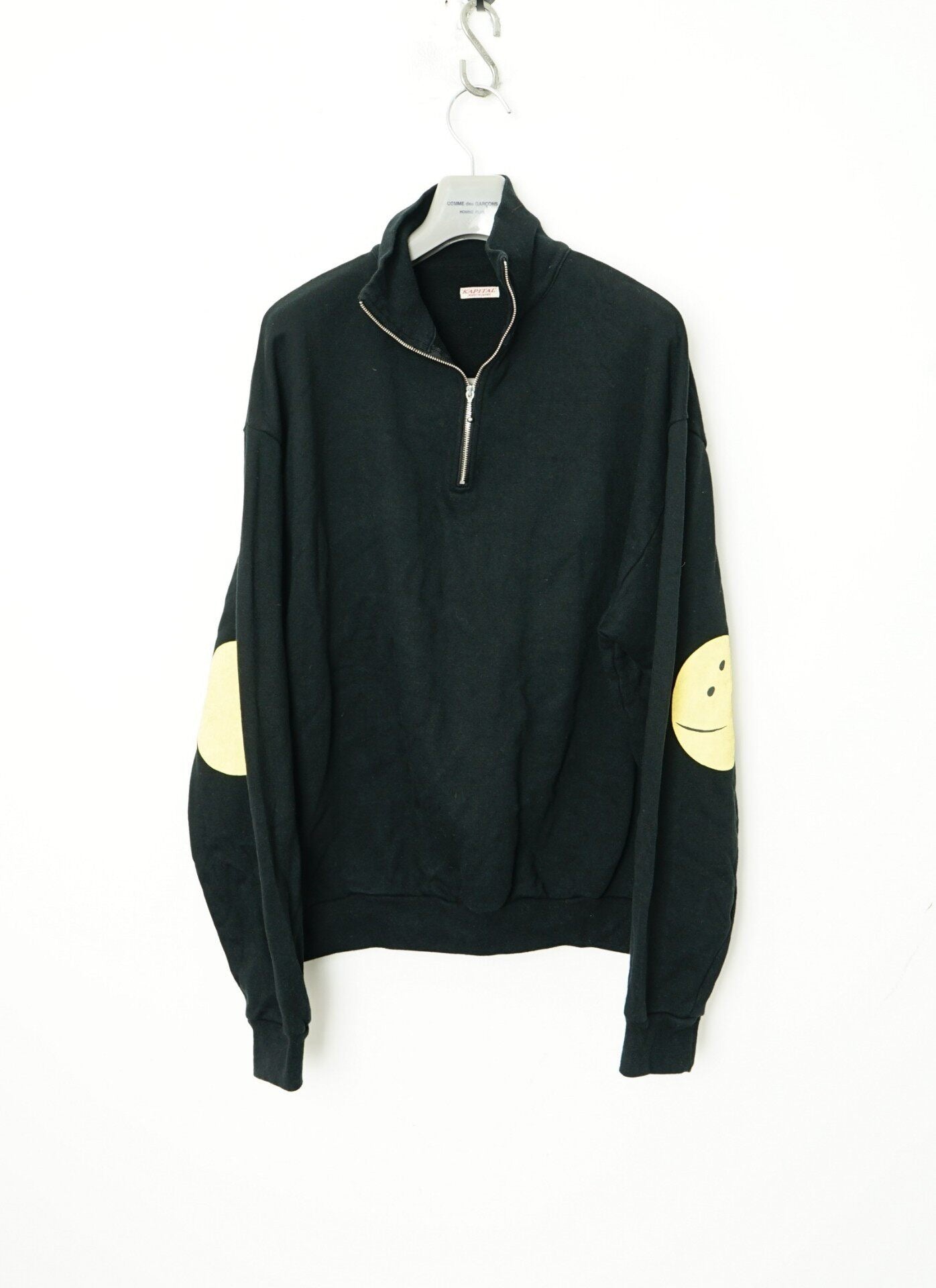 Kapital Polo Collar Smiley Sweatshirt