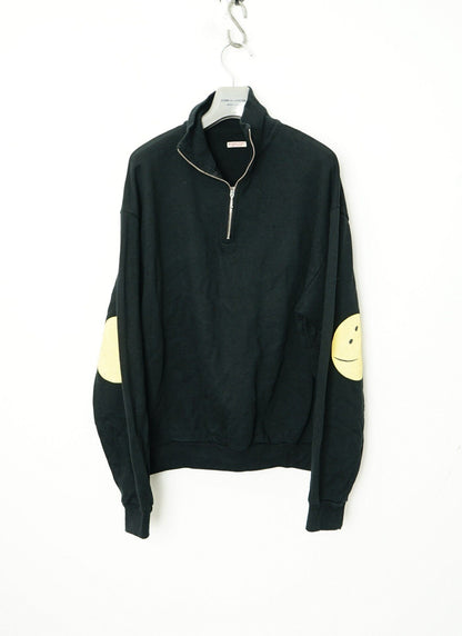 Kapital Polo Collar Smiley Sweatshirt