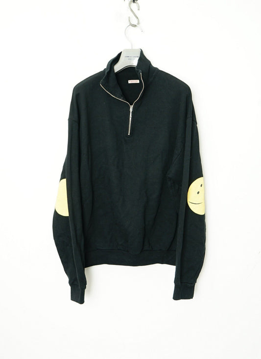 Kapital Polo Collar Smiley Sweatshirt