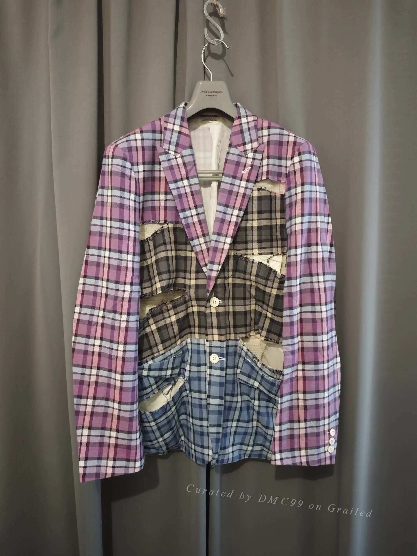Comme des Garcons CDG Spring Summer Slit Loose Blazer
