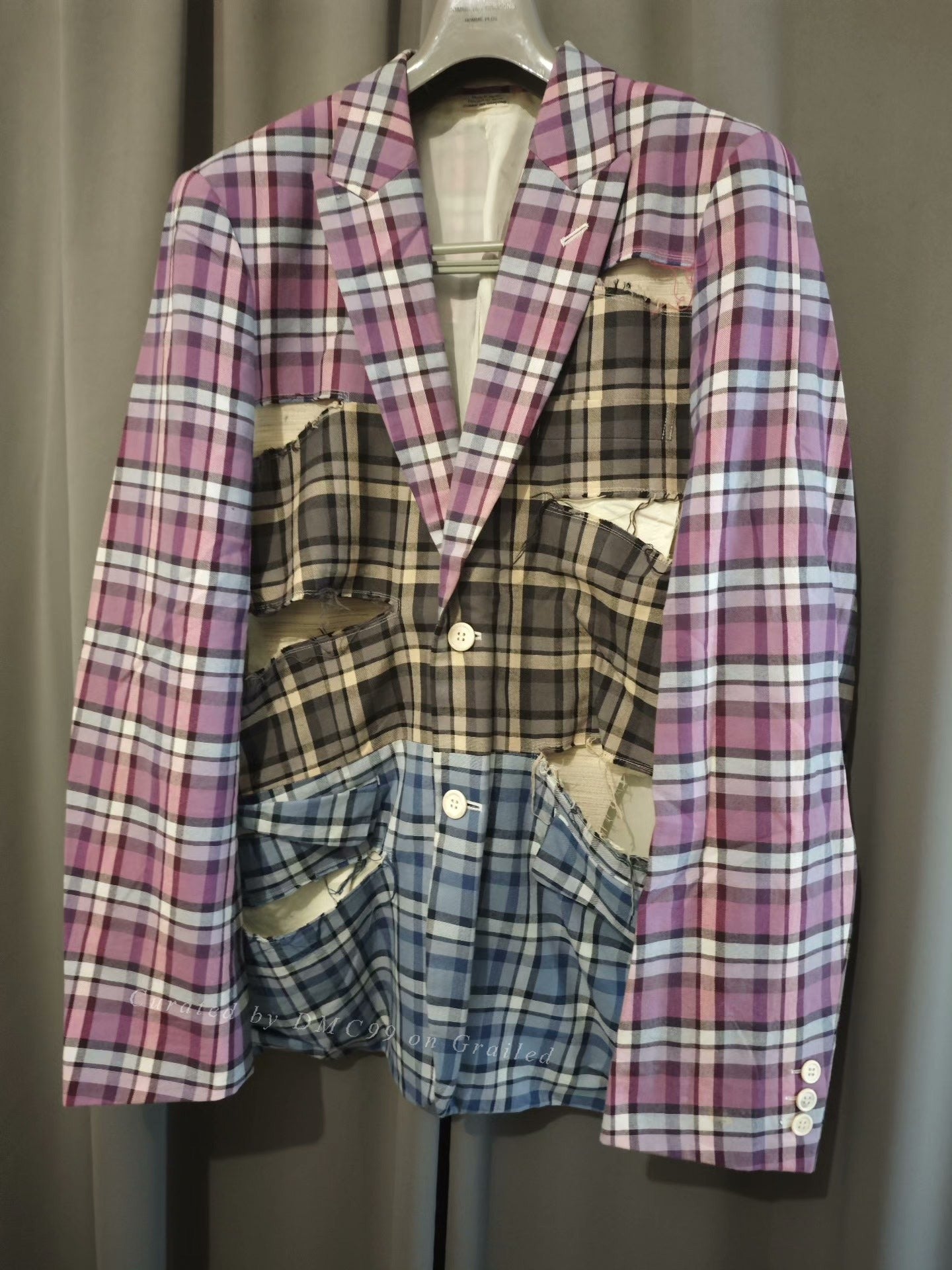 Comme des Garcons CDG Spring Summer Slit Loose Blazer