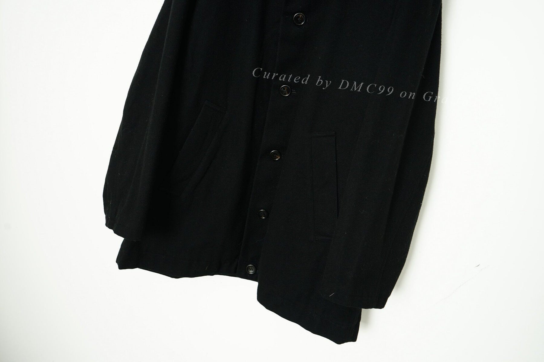 Yohji Yamamoto Y's for Men Oversized Wool Coat