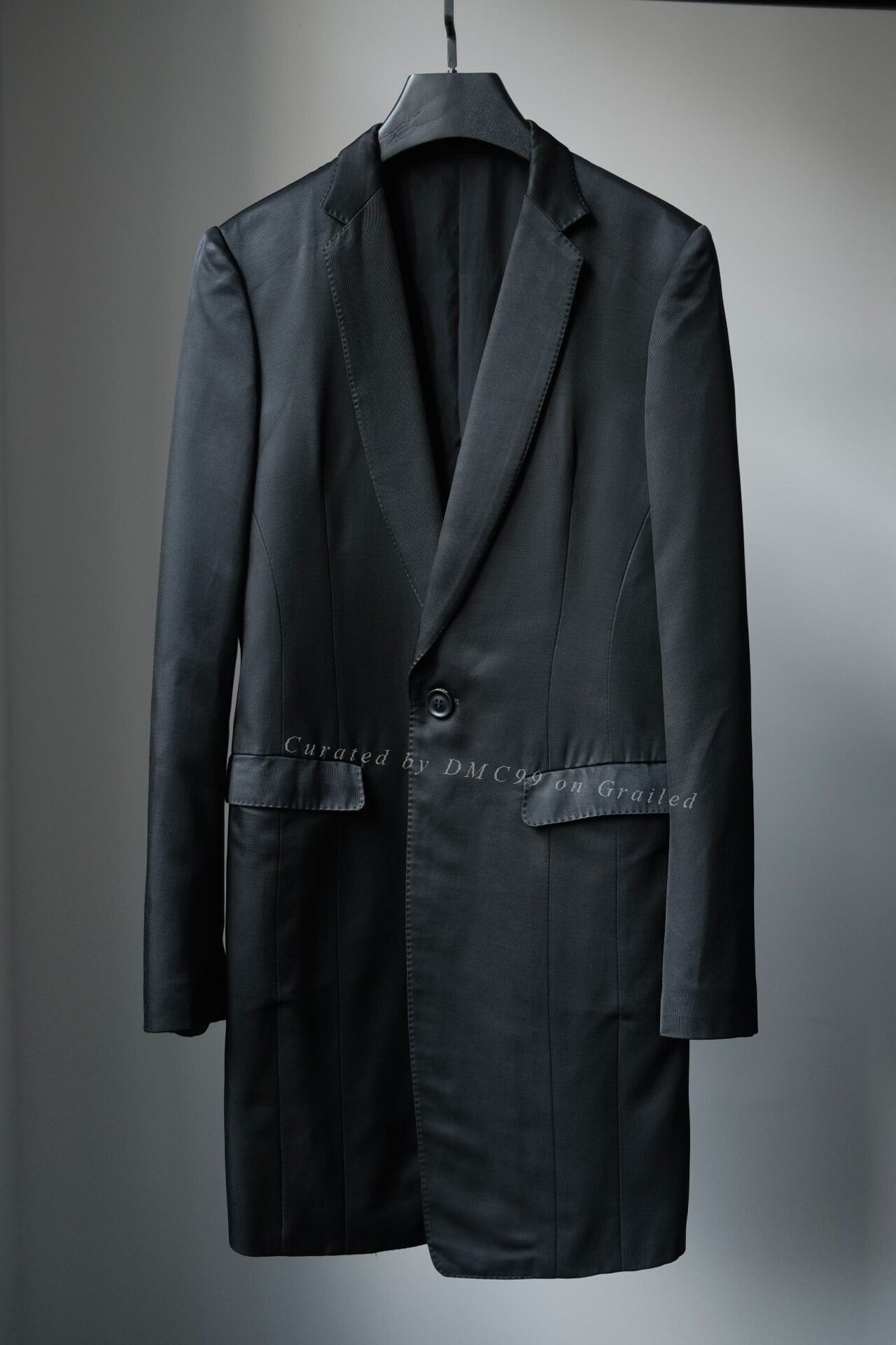 Julius_7 Dark Satin Avant-garde Blazer