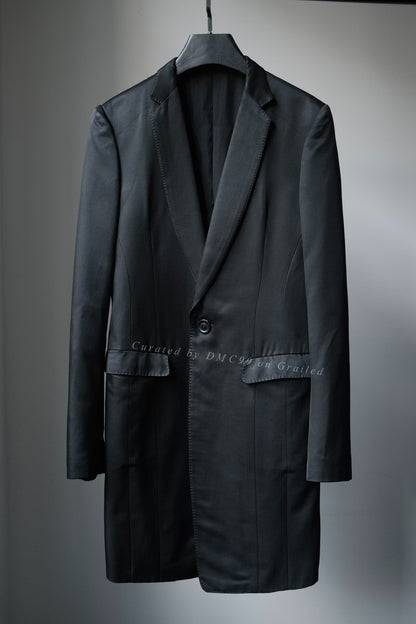 Julius_7 Dark Satin Avant-garde Blazer