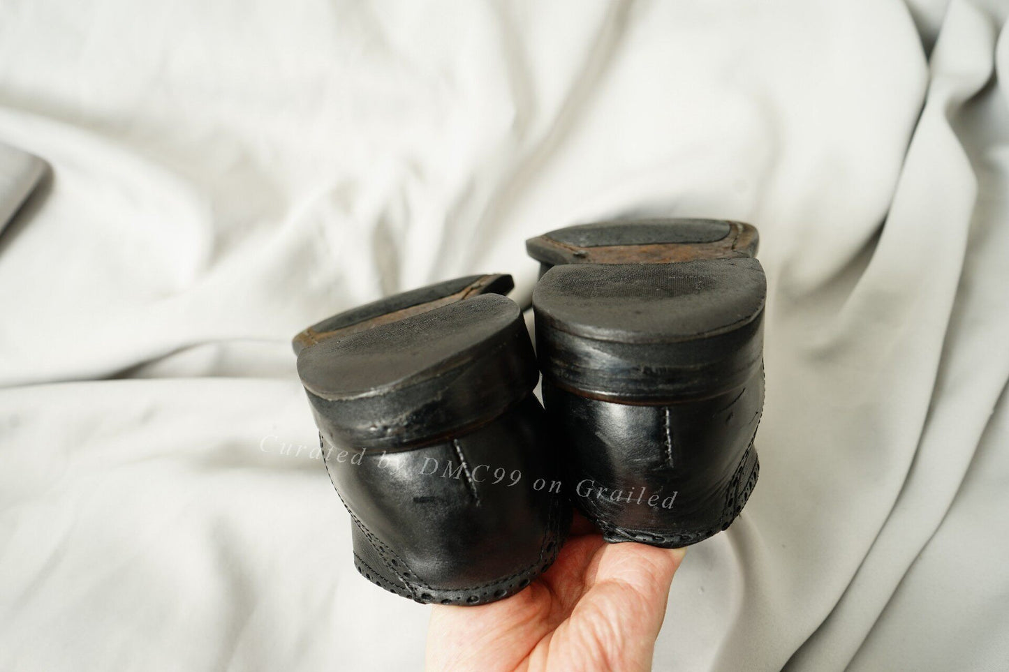 Dries Van Noten Cut-Out Carved Brogue Leather Shoes