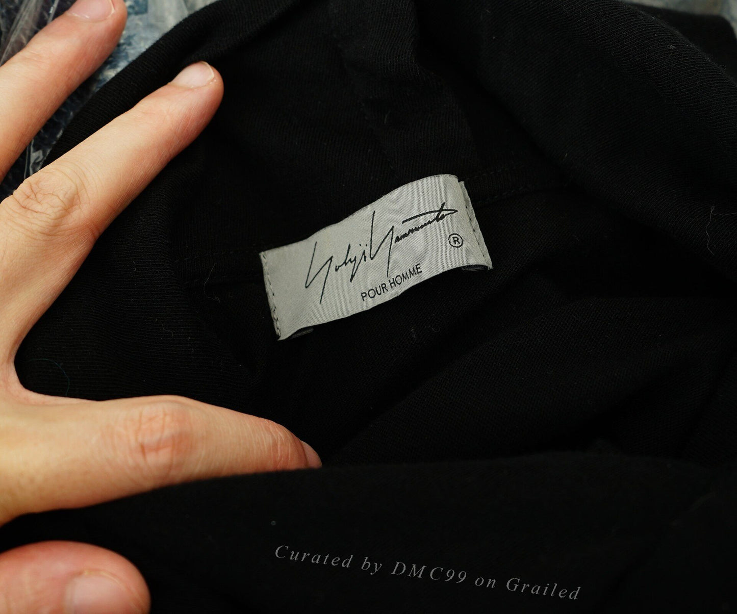 Yohji Yamamoto Button Turtleneck Scarf Tie Long Sleeve