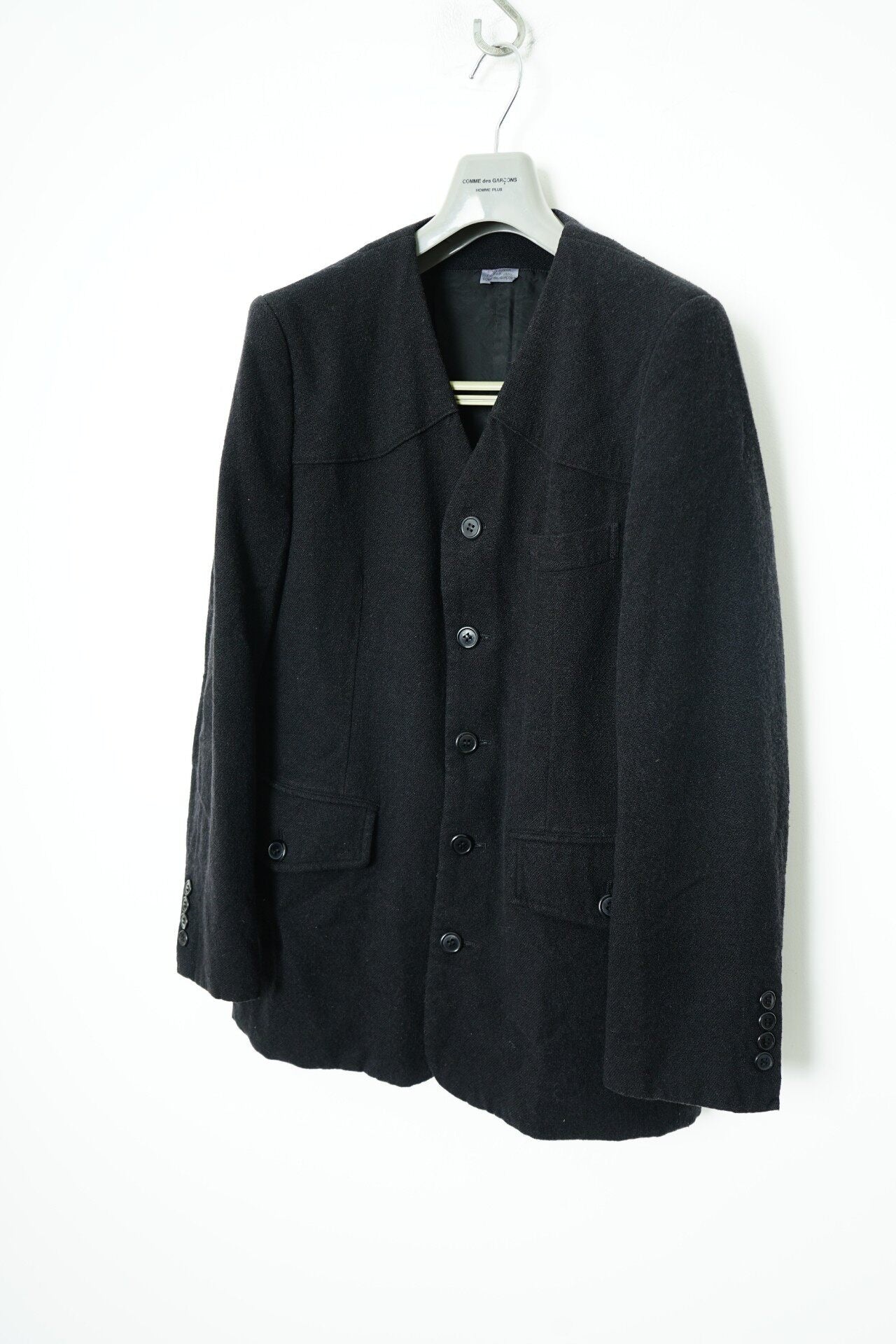 Comme des Garçons CDG Wool Collarless Jacket