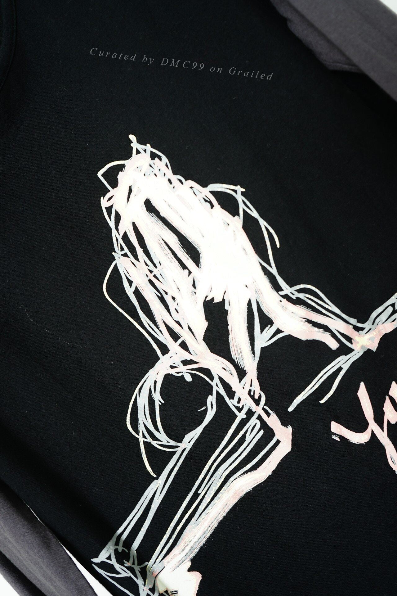 Yohji Yamamoto Spring Summer Patchwork Long Sleeve T-shirt