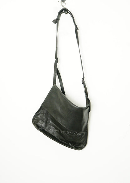 Yohji Yamamoto Cowhide Messenger Crossbody Bag