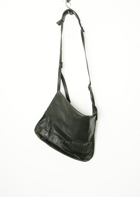 Yohji Yamamoto Cowhide Messenger Crossbody Bag
