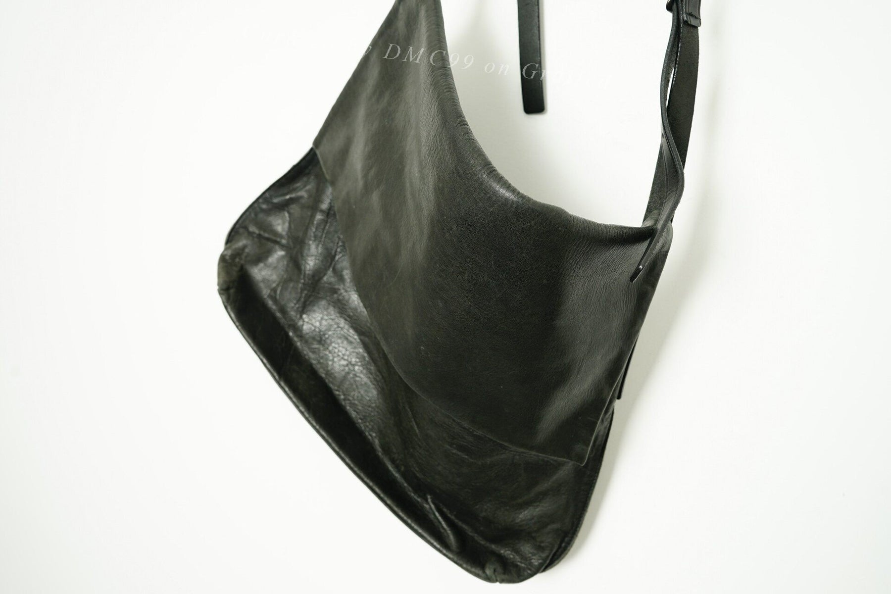 Yohji Yamamoto Cowhide Messenger Crossbody Bag