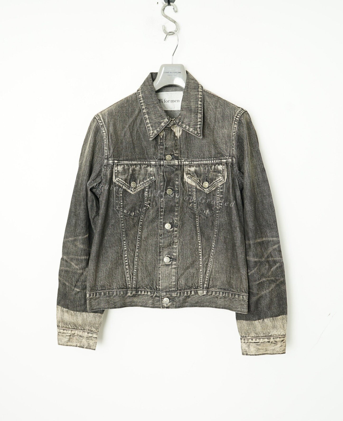 Yohji Yamamoto Y's For Men Faded Denim Jacket