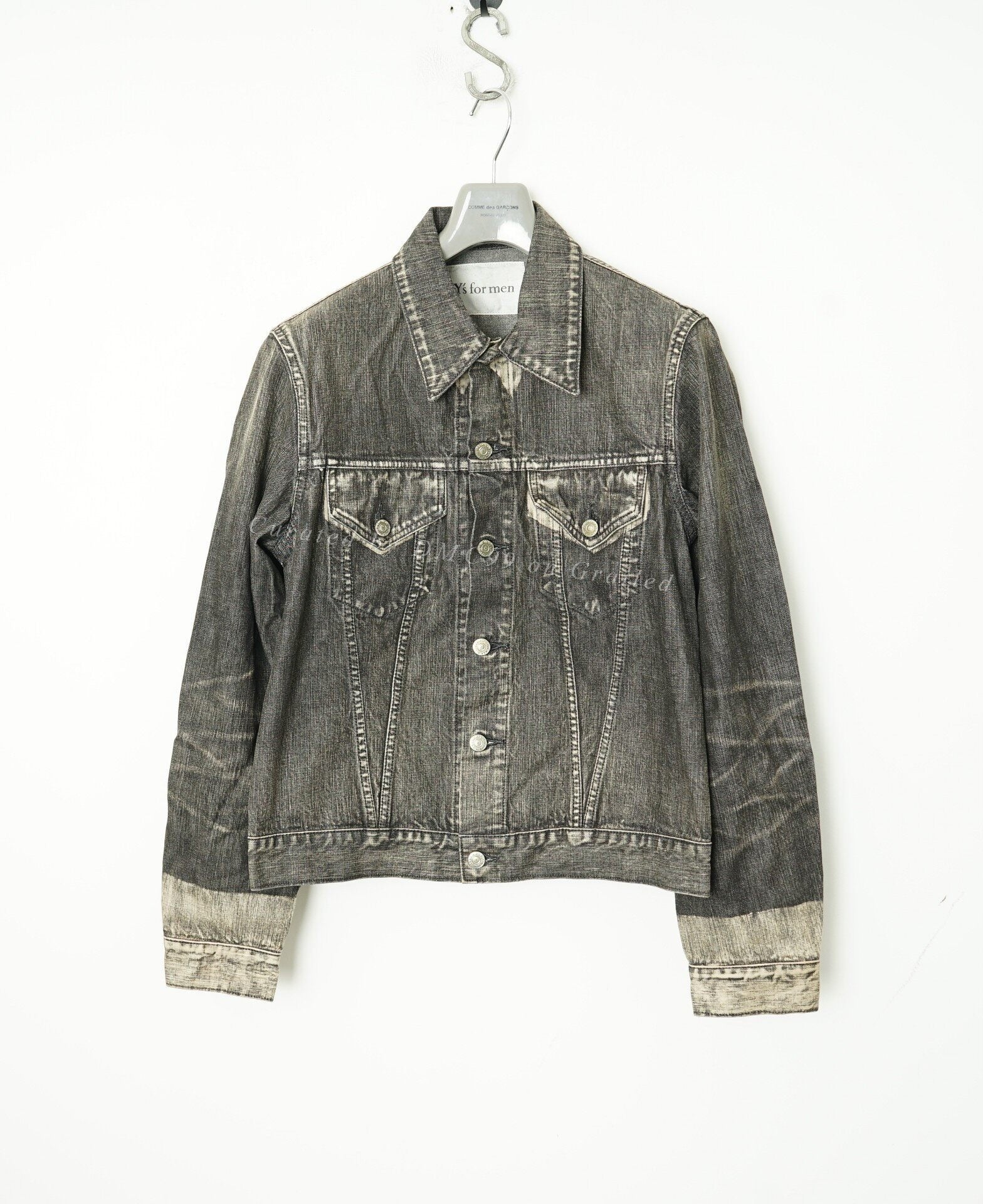 Yohji Yamamoto Y's For Men Faded Denim Jacket