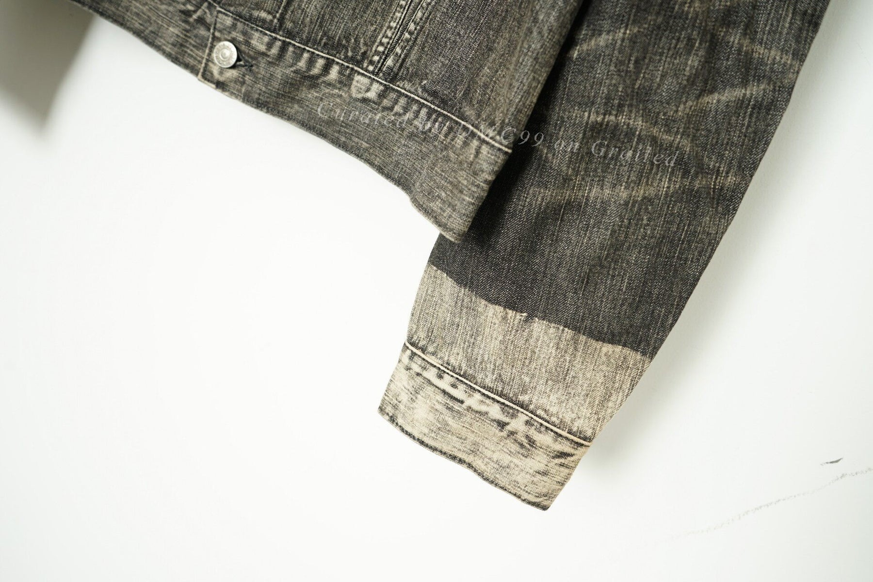 Yohji Yamamoto Y's For Men Faded Denim Jacket