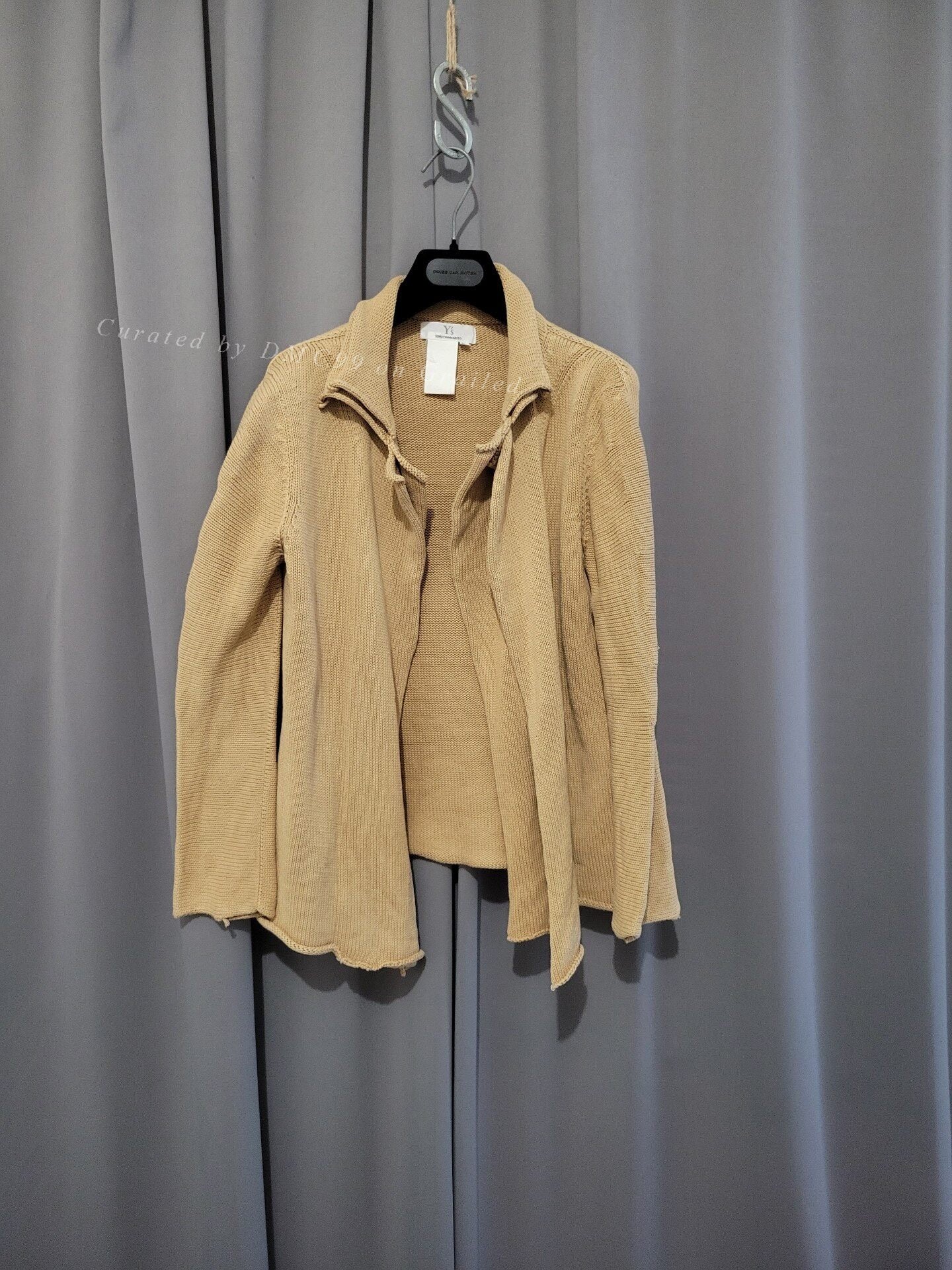 Yohji Yamamoto Fake Double Layer Knit Coat