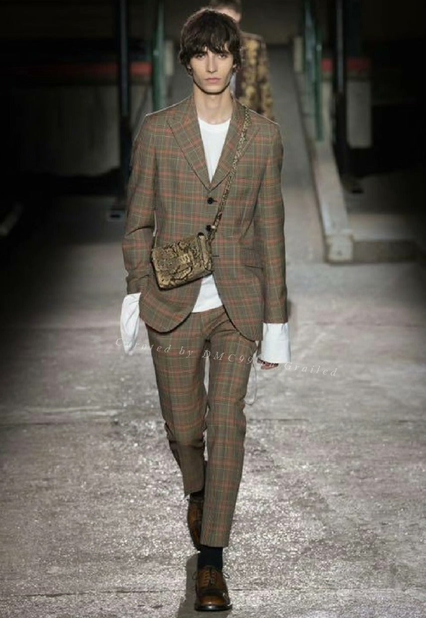 Dries Van Noten 18AW Plaid Blazer