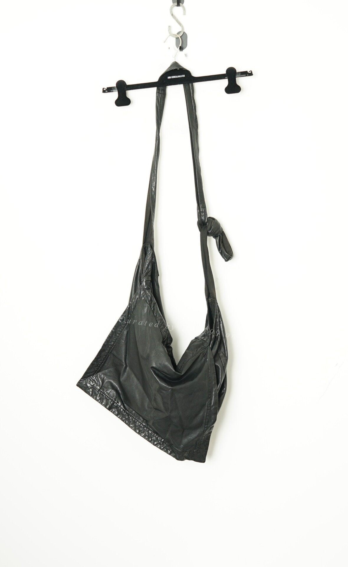 Julius_7 Sheepskin Shoulder Strap Messenger Bag