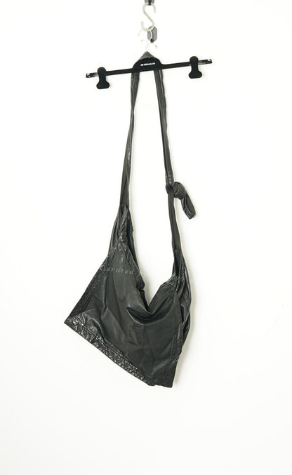 Julius_7 Sheepskin Shoulder Strap Messenger Bag