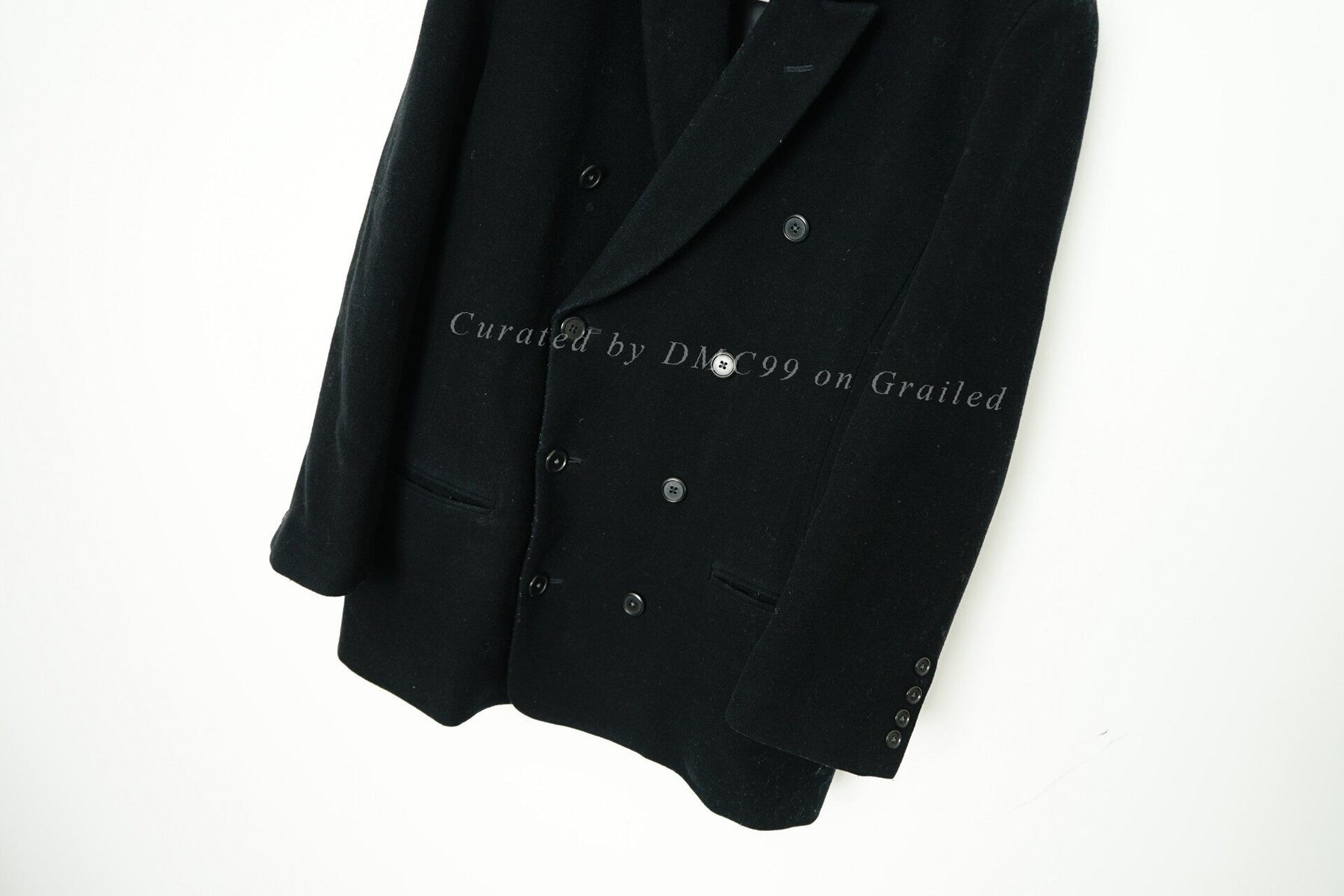 Yohji Yamamoto Y's Double-Breasted Wool Blazer