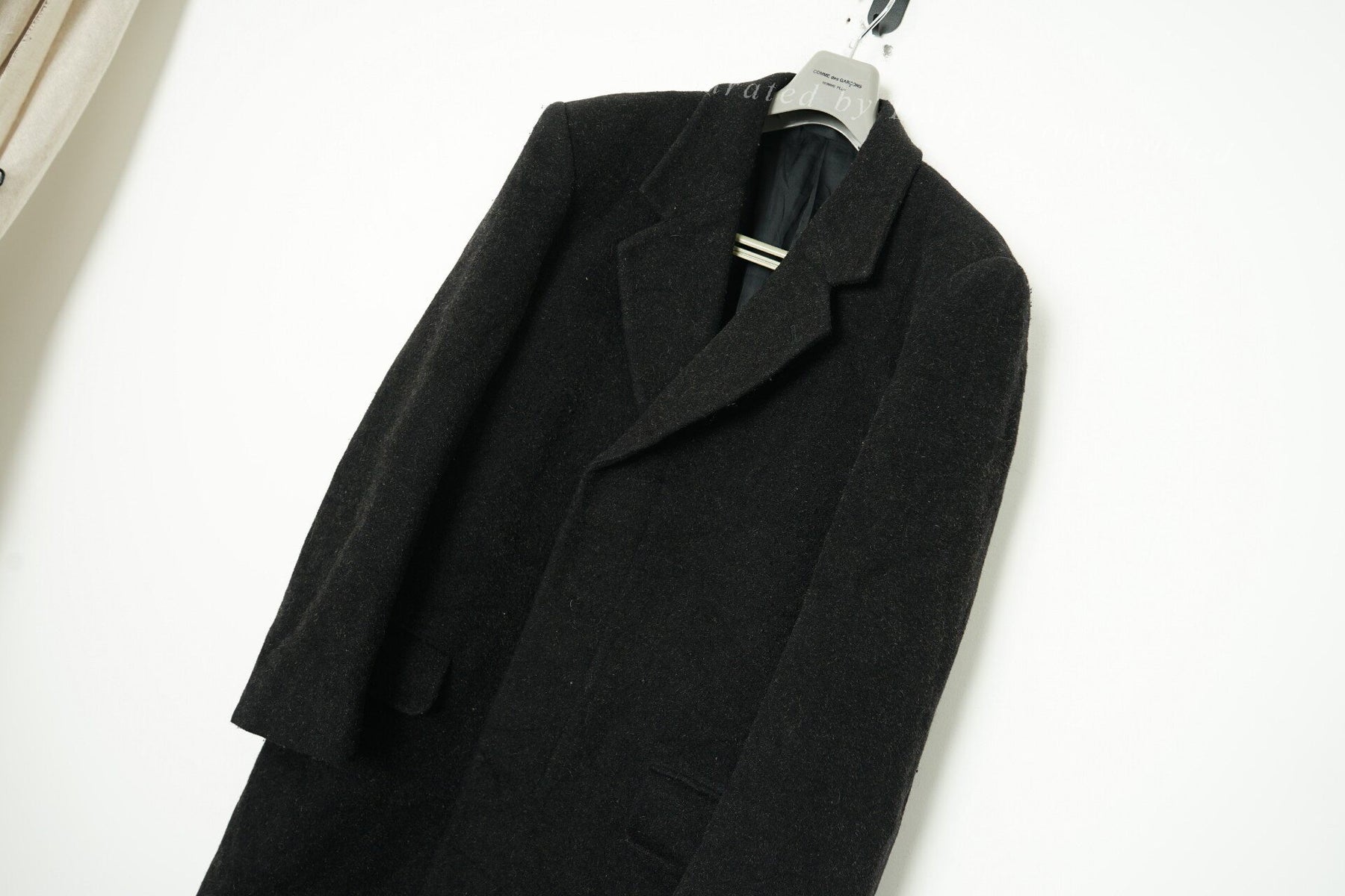 Yohji Yamamoto Wool Blend Chester Coat