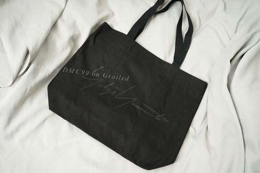 Yohji Yamamoto Signature Tote Bag