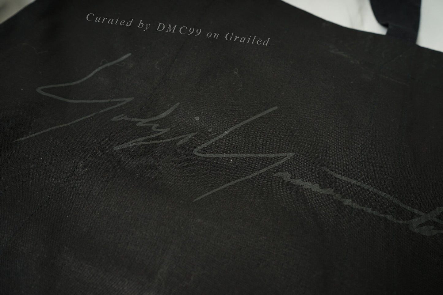 Yohji Yamamoto Signature Tote Bag