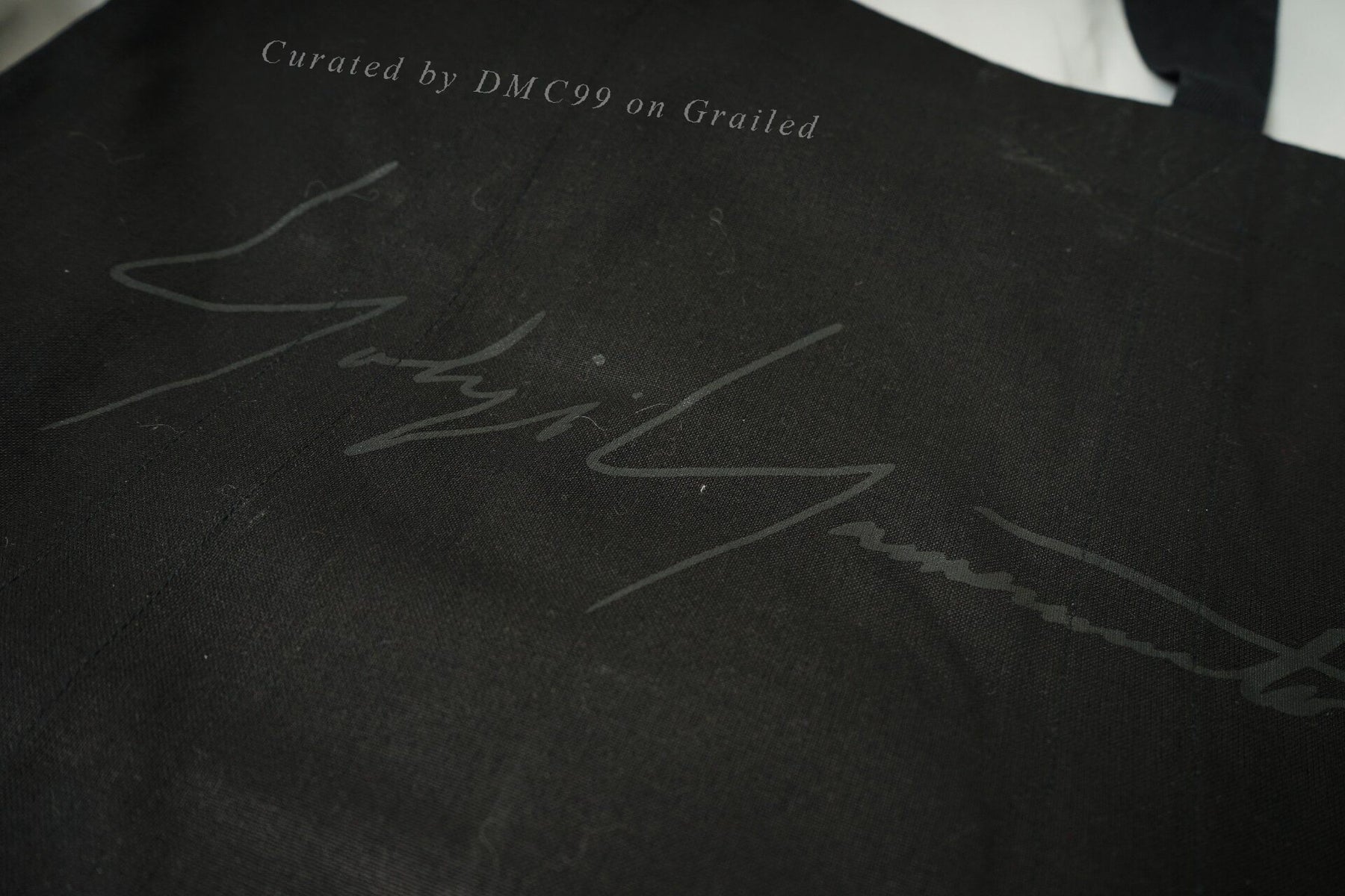 Yohji Yamamoto Signature Tote Bag