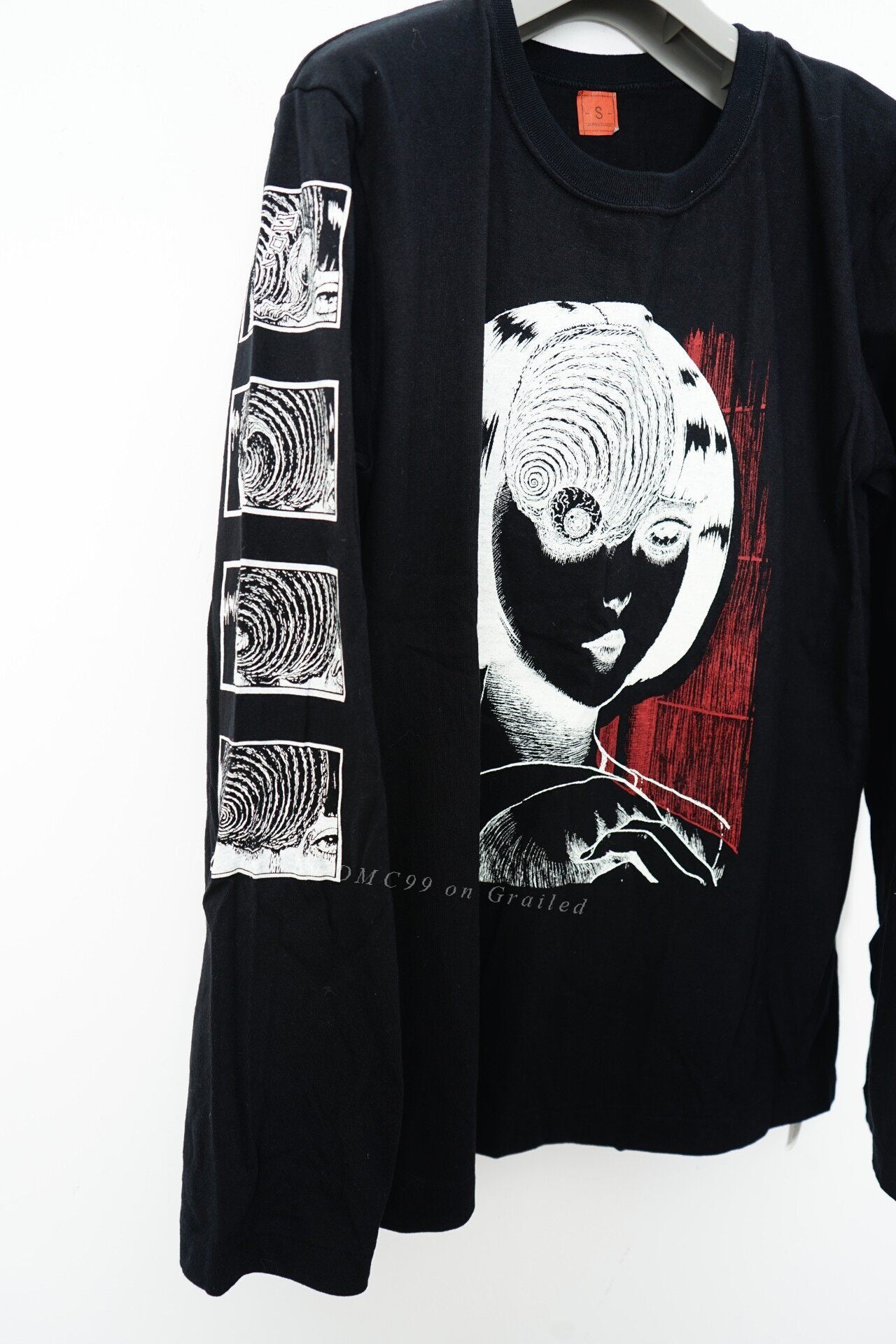 Yohji Yamamoto Junji Ito Collaboration Spiral Longsleeve T-shirt